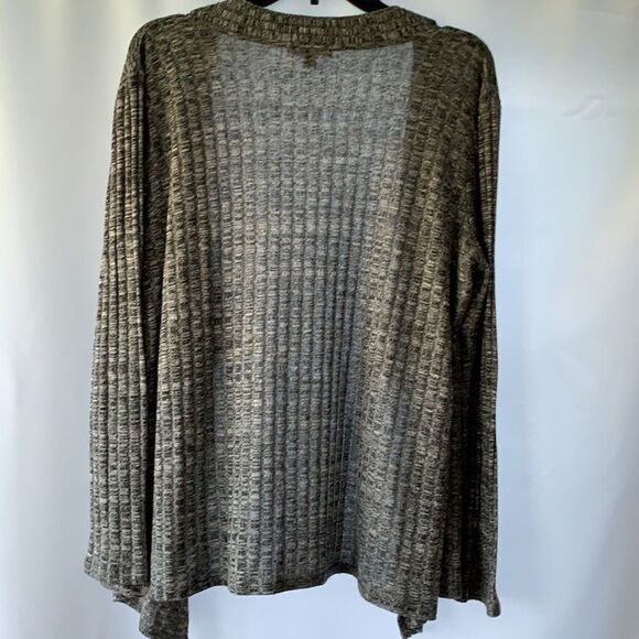 Rebecca Malone Large Gray/white Cardigan - Picture 4 of 9